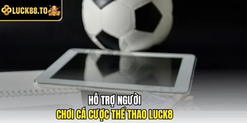 Hỗ trợ người chơi cá cược thể thao LUCK8